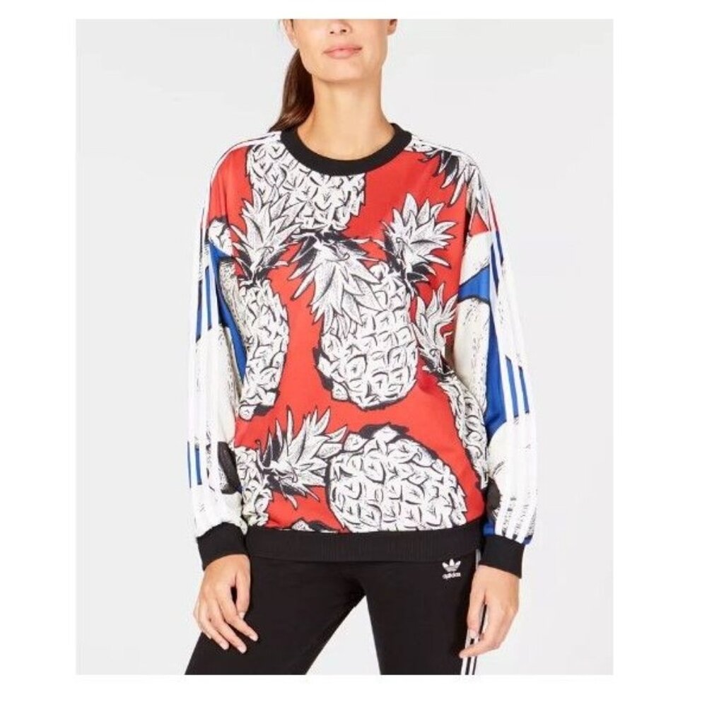 Adidas x Farm Rio Pineapple Boyfriend Sweatshirt Size Small